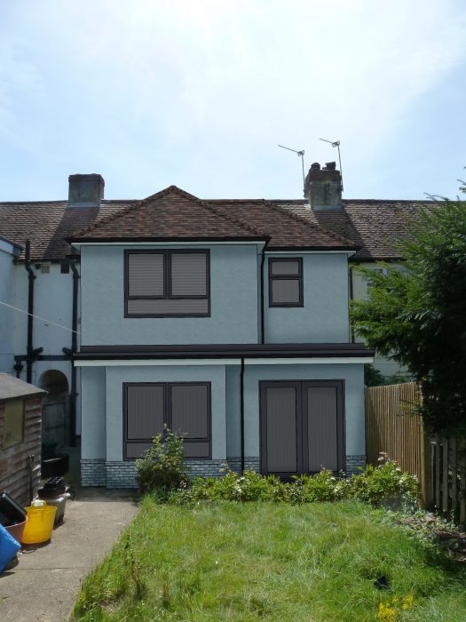 Approved 2-storey extension